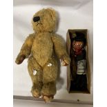 PELHAM PUPPET IN ORIGINAL BOX WITH EARLY BEAR