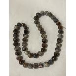 AGATE BEAD NECKLACE