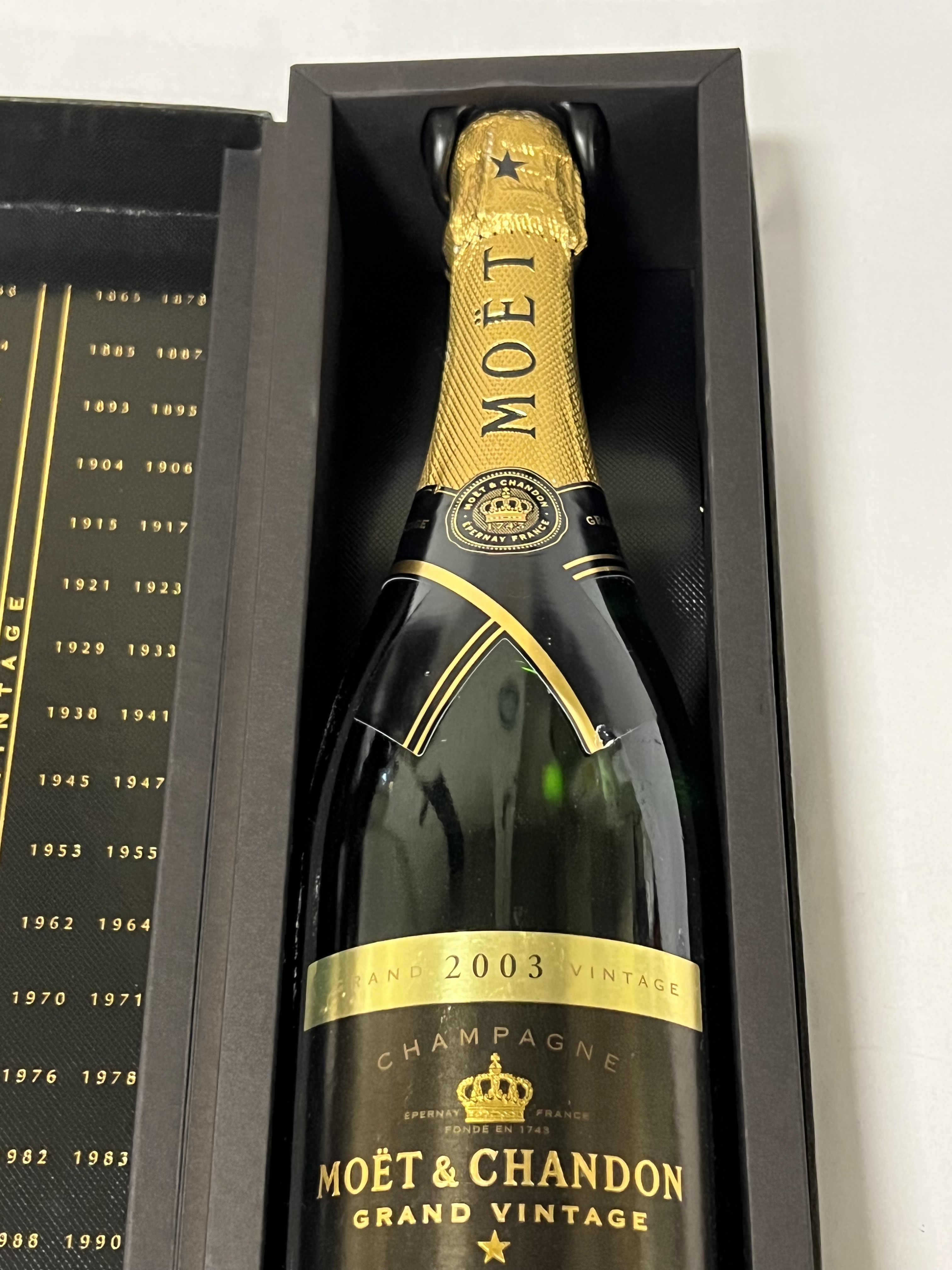 2003 BOTTLE OF MOET & CHANDON CHAMPAGNE - BOXED