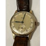 9CT GOLD RONE VINTAGE WRIST WATCH