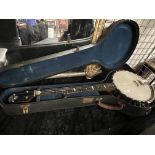 ''NEW ERA'' TENOR BANJO WITH CASE