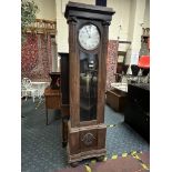 ENAMELLED GRANDFATHER CLOCK