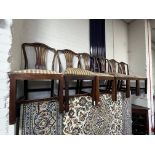 SIX DINING CHAIRS
