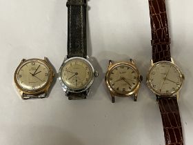 FOUR AUTOMATIC GENTS WATCHES