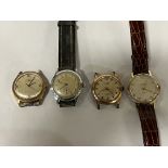 FOUR AUTOMATIC GENTS WATCHES