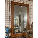 WOODEN FRAMED MIRROR