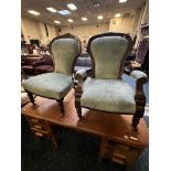 VICTORIAN MUM & DAD CHAIRS