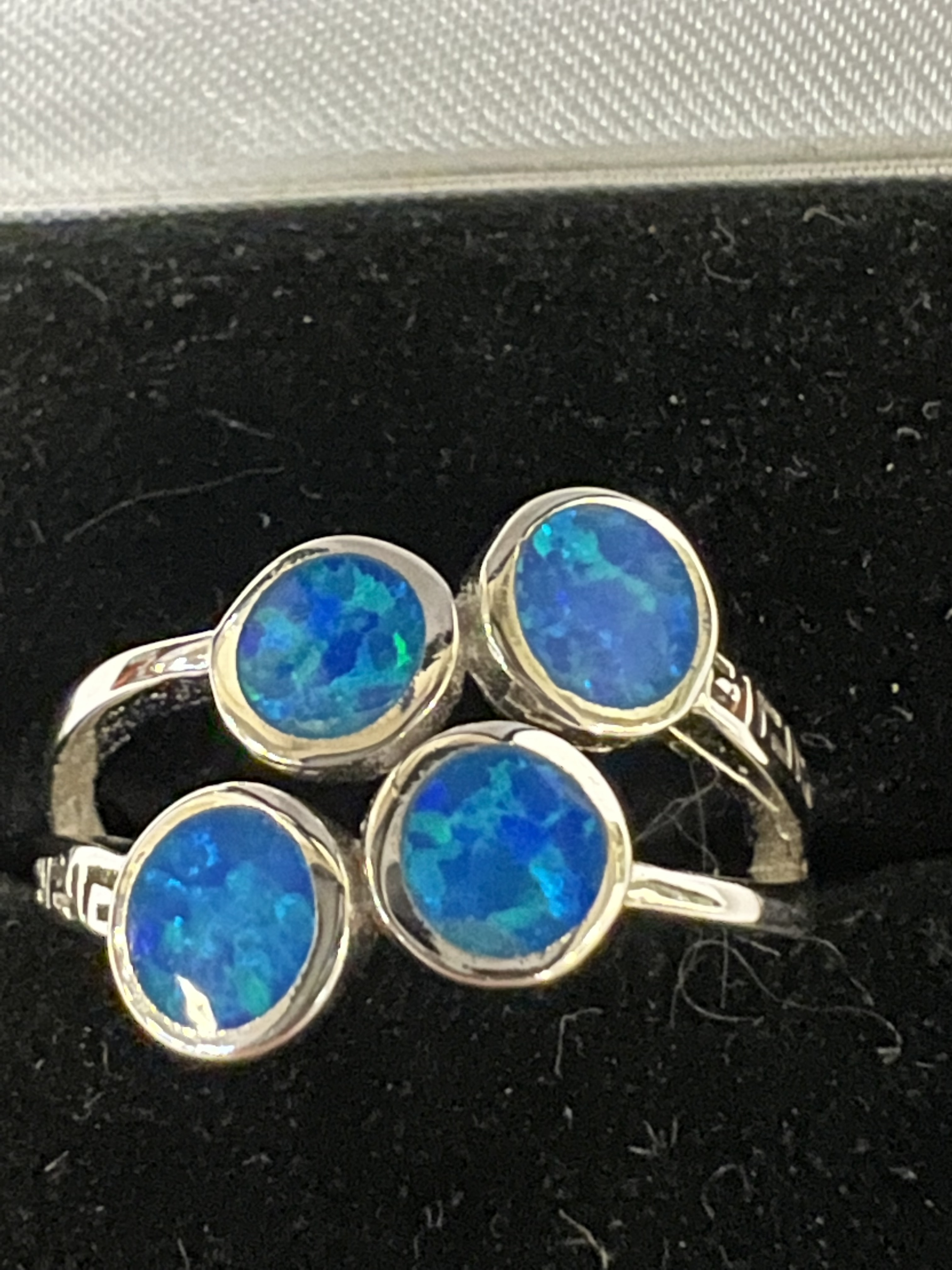 STERLING SILVER OPAL RING