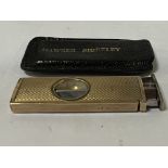 9CT GOLD CIGAR CUTTER HAWKER SIDLEY (CASED)