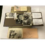 AUTOGRAPH ALBUM & CELEBRITY PHOTOGRAPHS SEE PHOTOS INC LIST OF FEATURED AUTOGRAPHS TO INCLUDE RONALD