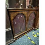 GLAZED MAHOGANY CABINET