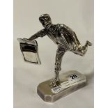 ELKINGTON SILVER NEWSPAPER BOY C.1923 - 713G APPROX - (16OZ) APPROX