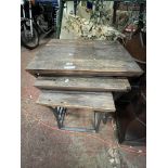 INDUSTRIAL STYLE NEST OF TABLES