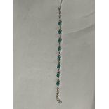 STERLING SILVER TURQUOISE BRACELET