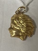 GOLD PENDANT - POSSIBLY 18CT