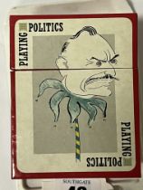 DOUBLE SET OF PLAYING POLITICS PLAYING CARDS - 1 STILL SEALED