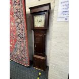 ROSEWOOD INLAID GRANDFATHER CLOCK