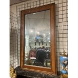 WOODEN FRAMED MIRROR