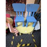 CHILDREN'S TABLE & 6 CHAIRS