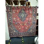 FINE NORTH WEST PERSIAN SAROUK CARPET 335CMS X 230CMS