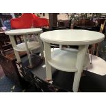 PAIR OF OCCASIONAL TABLES
