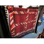 SOUTH WEST PERSIAN QASHQAI KILIM 300CMS X 80CMS