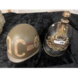 2 MILITARY HELMETS - VIENAMESE & 1 IMPERIAL