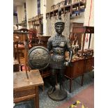 LARGE GRECIAN STATUE 205CMS TALL