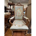 HIGH BACK EMBROIDERY CHAIR