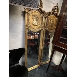 PAIR OF GILT MIRRORS