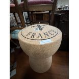 CHAMPAGNE CORK STOOL