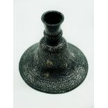 BIDRIWARE SILVER INLAID HOOKAH BASE 19c (INDIAN)