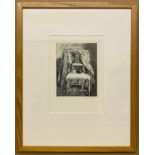 SIGNED DAVID TINDLE ARTIST PROOF OF JACKET ON CHAIR WITH EGG AND AVOCADO (1996)