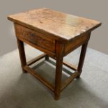 16th CENTURY BANKERS / TAX COLLECTORS OAK TABLE