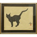 SIGNED LIMITED EDITION WOODCUT PRINT BY SATOKO HIRANO 98/200