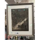 ALFRED CHARLES CONRADE FRAMED WATERCOLOUR ''HINDU TEMPLE'' SIGNED