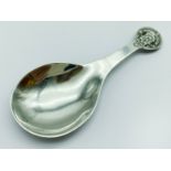 1920 LONDON HALLMARKED SILVER MASONIC TEA CADDY SPOON