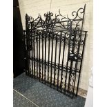 PAIR OF WROUGHT IRON GATES