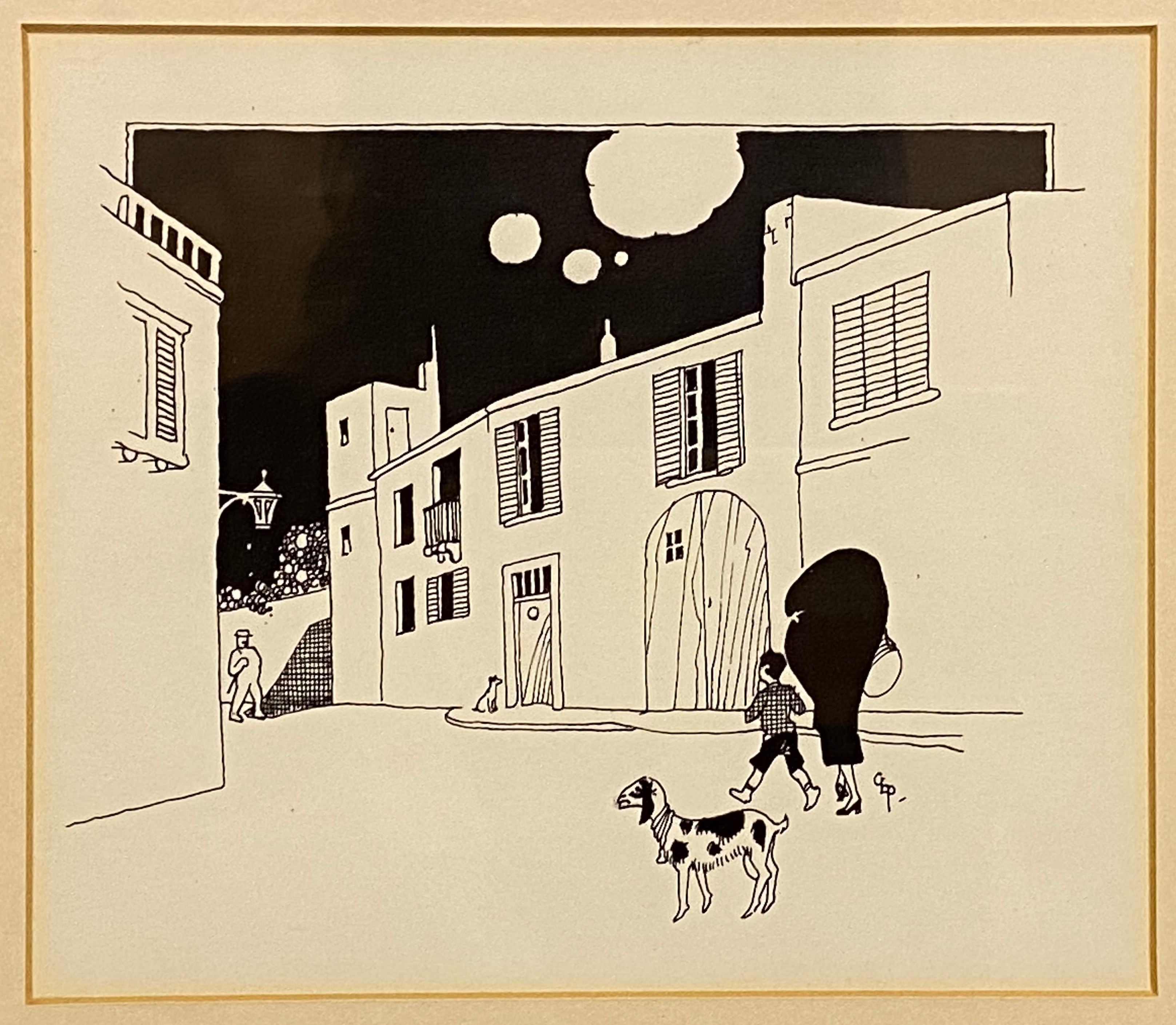 GLADYS PETO THREE PEN-AND-INK DRAWINGS - Image 14 of 17