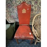 LEATHER CHAIR A/F WEYBRIDGE COUNCIL