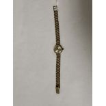 9CT GOLD LADIES WATCH 16 GRAMS APPROX