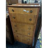 TEAK 6 DRAWER CHEST