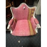 DISTRESSED ARMCHAIR