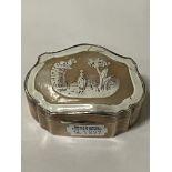 SILVER CAMEO PILLBOX A/F