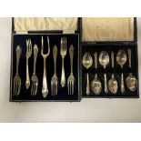 2 SETS OF SILVER FORKS & SPOONS