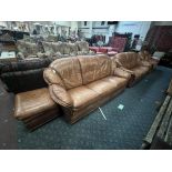 LEATHER 5 PIECE SUITE