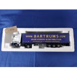 Code 3 Mercedes Benz Actros & Curtainside Trailer/Bartrums - Fair/Box Worn