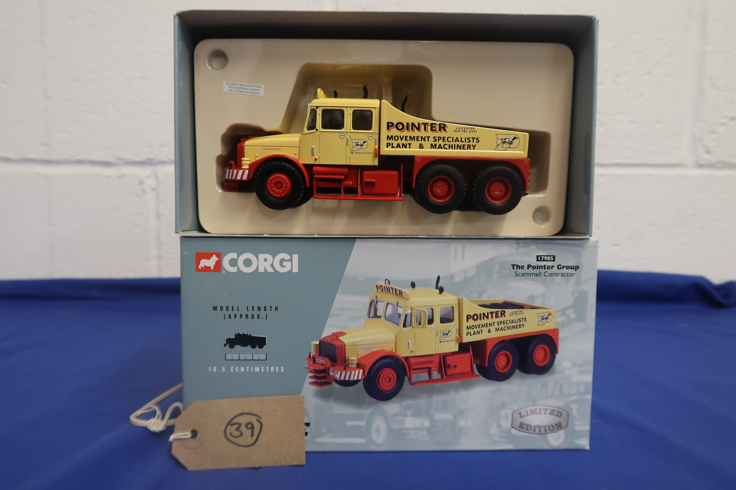 Corgi Scammell Contractor/The Pointer Group - Mint/Box Slight Wear