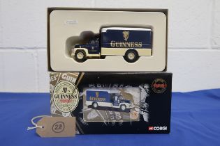 Corgi Diamond T 620 Box Van/Guinness - Mint/Box Good