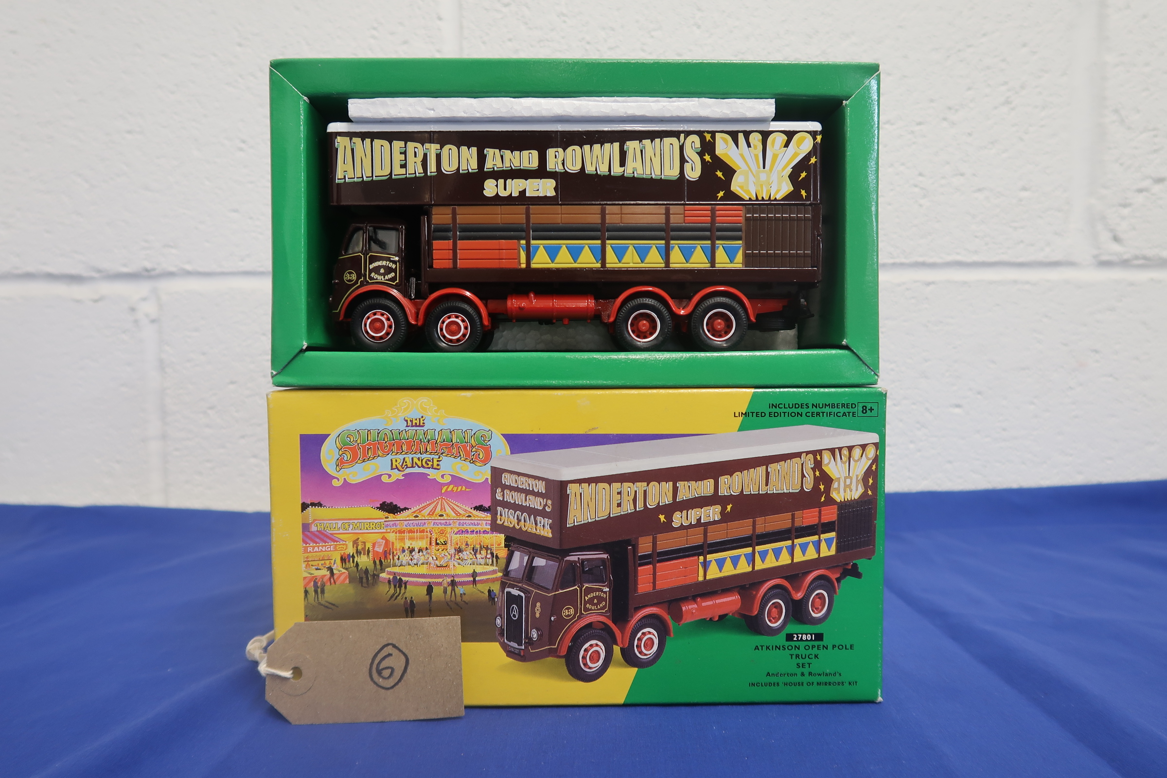 Corgi Atkinson Open Pole Truck Set/Anderton & Rowlands (Showmans) - Mint/Box Good